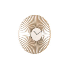 Nástenné hodiny Karlsson Cascara KA6074WH – tichý chod a minimalistický dizajn (50 cm)